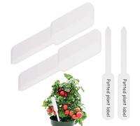 Plant Label Sticks, 100X Seedling Labels, Waterproof Garden Markers, PP Durable Decorative Stakes, Perfect for Outdoor Planting, Indoor Greenhouse and Garden Organization, 4.72x0.59 pulgadas