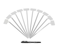 Plant Labels - Stainless Steel Flower Seedling Tags | Garden Markers