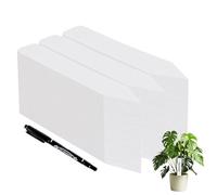 Plant Labels Tags, PVC Stake Tags 300 Pieces, Easy-to-Use Planting Markers, Smooth Waterproof Vegetable Name Identification Tools for Flowers, Trees, Seedlings, and Fruit Garden