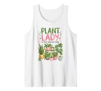 Plant Lady Es La Nueva Cat Lady Kawaii Amante De Las Plantas Camiseta sin Mangas