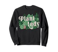 Plant Lady Houseplant Aesthetic Botanical Vibes Sudadera