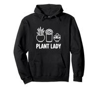 Plant Lady Suculent Line Art Plant Lover Diseño Gráfico Sudadera con Capucha