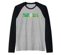 Plant Lover A Holic Plantas Divertidas Jardinero Flor Camiseta Manga Raglan