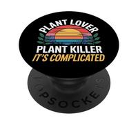 Plant Lover Plant Killer It's Complicated Indoor Chaos - PopSockets PopGrip Adhesivo