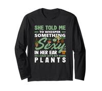 Plant Lover Whisper Something Sexy Plants Suculent Flower Manga Larga