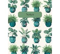 Plant Lovers Notebook | Aesthetic Green & Turquoise Botanical Journal for Writing, Gardening, Notes & Journaling