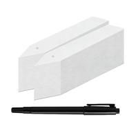 Plant Markers - 4 Inch With Pen Waterproof Stakes - 100 Pieces Garden Signs For Indoor Plants - For Vegetable Flower Tree Potted Gardening Planting Outdoor Indoor Greenhouse Yard