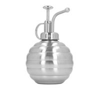 Plant Mister de Acero Inoxidable, Boquilla Larga de 400 ml, Botella rociadora Uniforme para Flores, regadera de Metal con Bomba para Interiores y Exteriores (Plata)