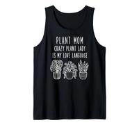Plant mom Plant Lady is my Love Language Camiseta sin Mangas