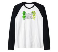 Plant Moms Houseplant My Plants Are My Therapist Camiseta Manga Raglan