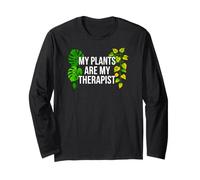 Plant Moms Houseplant My Plants Are My Therapist Manga Larga