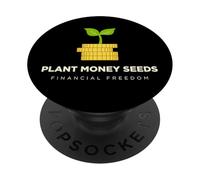 Plant Money Semillas Libertad Financiera Dividendo Ingresos Pasivos PopSockets PopGrip Adhesivo