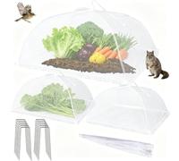 Plant Netting Cover Proof, Foldable Mesh Protector Tent, 17x17 Inches Garden Netting with UV Resistant Fabric, Polyester Plant Shield with Breathable Design, Outdoor Backyard Vegetable Flower