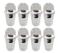 Plant Nursery Pots - PP, Transparent Seedling Cups | Hydroponic Germination Container, Reusable Plant Starter Pots For Gardeners, Growers, Farmers, Balcony Garden, Vegetables, Fruits, Nursery, Patio