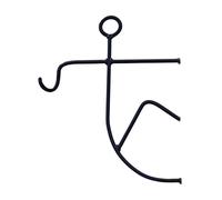 Plant Pot Hanger - Iron Heavy Duty Bracket, Wall Mount Flower Pot Hook with Easy Install Hardware, Decorative Garden Hanger, Wrought Iron Wall Hook for Urban Balcony Greenery