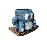 Plant Pots - Wall Planter For Indoor Plants | Resin Flower Pots Decorative | Cute Owl Resin Flowerpot For Home Kitchen Window Outdoor Garden Patio Orchid Fern Strawberry