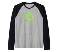 Plant Powered - Vegan Vegetarian Yoga Camiseta Manga Raglan