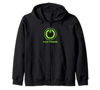 Plant Powered - Vegan Vegetarian Yoga Sudadera con Capucha