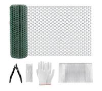 Plant Protector Netting Cloche, Chicken Wire Roll, Vegetable Shield, Flower Cage, Squirrel Barrier, Raised Bed Cover, with Durable Mesh for Garden, Yard, Porch, Outdoor Use