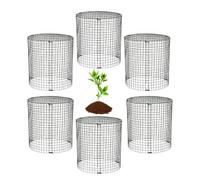 Plant Protectors from Animals 6 Pieces with Top Panel and Stakes