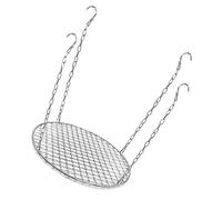 Plant Risers For Inside Pots - Adjustable Height Planter Filler with Chains and 4 Hooks Stainless Steel Hanging Support For 12-18 Inch Open Pots Plant Pot Riser