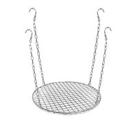 Plant Risers For Pots Outdoor - Container Drainage Elevator, Adjustable Filler with Chains, Suspended Planter Leveling Grid | Pot Riser with 4 Hooks Botanical Pot Height Lifter For Indoor Outdoor