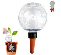 Plant Self Watering Globes with Covers, 17oz Automatic Waterning Planter Insert Top Fill with Slow Release Control Plant Watering Devices System While Away for Indoor Plants (1PC)