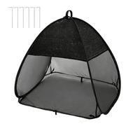Plant Shade Cover - 22 Inch Outdoor Netting Tent | Mesh Steel Wire Vegetable Pop Up Protector - UV Sunshade Canopy Gnat Control Screen Is Ideal for Backyard Patio Tomatoes Greenhouse