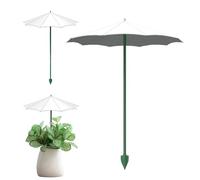 Plant Shade Umbrellas, Garden Sun Protection Covers, Outdoor Plant Umbrella Set, UV Blocking Canopy Design, Adjustable Stake Support, 3 Pieces 26.5cm, for Outdoor Yard Patio Balcony