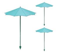 Plant Shade Umbrellas, Garden Sun Protection Covers, Outdoor Plant Umbrella Set, UV Blocking Canopy Design, Adjustable Stake Support, 3 Pieces 26.5cm, for Outdoor Yard Patio Balcony