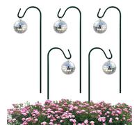 Plant Stakes - Disco Ball Garden Decor | Outdoor Mirror Lawn Ornament Set