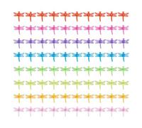 Plant Support Clips, 80x Dragonfly-Shaped Clamps, 1.38x1.38 Inches, Vines Fixing Clips for Potted Plants, Gardening Equipment for Window Sill, Balcony, and Climbing Plants