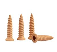 Plant Terracota Waterer, Natural Decorative Watering Stakes, Automatic Watering System, Screws-Shaped Spikes, Clay Plant Watering Stakes, Auto-Water Irrigation System, Indoor Plant Watering Stakes