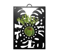 Plant Wall Mount - Decorative Metal Flowerpot Holder | Iron Trellis with Secure Board, Indoor Outdoor Planter for Home Balcony Patio Living Room Entryway Display Spaces