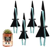 Plant Watering Spikes - 4 bombillas de riego para plantas de agua | Reusable Plants Self Watering Devices | Automatic Home Supplies | For Indoor Potted House Flowers Vacation Tomate Home Growing