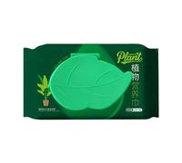 Plant Wipes - Cleaning Nourishing Leaf Wipes, 50 Pieces Dust Removal Sheets for Plants | Gardening Supplies for Indoor Outdoor Home | Care for Living Room Apartment Daily Weekend Gardeners
