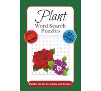 Plant Word Search Puzzle Book: Word Searches for All Ages with Easy to Read Print about Plants, Nature, Botanicas and More | 6x9 inches, 110 pages | ... Gift for Vacations, Holidays, and Spare time