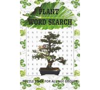 Plant Word Search Puzzle Book: Word Searches With Easy to Read Print about Plants, Botanical Book, Gardening, Flowers, Trees, Fruits &... more | 6x9 ... ... Gift for Vacation, Holidays & Free Times