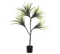 Planta Artificial Dracena de Polietileno Verde y Marrón 120cm