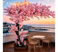 Planta Artificial Grande Exterior Decorativas Árbol De Cerezo Japonés Artificial Árbol de los Deseos Falso Estilo Japonés Ventana para Bodas Eventos Fiestas,02,2.5x2.5m