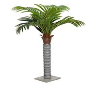 Planta artificial palmera 12 hojas verde 150 cm