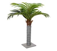 Planta artificial palmera 6 hojas verde 100 cm