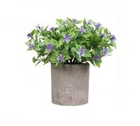 Planta bonsái artificial realista con follaje detallado para el hogar u oficina, diseñada para añadir interés decorativo sin decoloración de colores (morado)