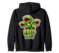 Planta carnívora ¡Aliméntame! Venus Trampa para Moscas Carnívoro Divertido Sudadera con Capucha