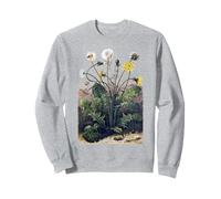 Planta de aventura botánica de verano con diente de león vintage Sudadera