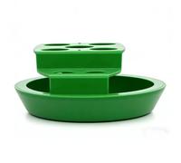 Planta de cebolla verde - Olla de ventana hidropónica ABS de 6 pulgadas | Kit de regeneración de verduras con bandeja, jardín de hierbas interiores para cebolletas, cocina, balcón, mostrador, and