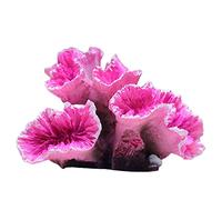 Planta de coral artificial de polirresina para decoración de acuario para peces, decoración de paisaje de peces, 2.7 x 2.4 x 1. Termómetros de tanque, sonda magnética digital, adornos de vidrio