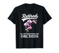 Planta de jardinería Divertida para Amantes de Las orquídeas jubiladas papá mamá Camiseta