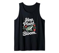 Planta De Lúpulo Floración Rana Jardín Retro Natural Camiseta sin Mangas