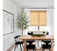 Planta Decorativa Realista - Árbol de Olivo Artificial Grandeza 1,8m/1,5m con Tronco Natural y Frutos Realistas - Ideal para Salón, Oficina o Entrada, Maceta Incluida